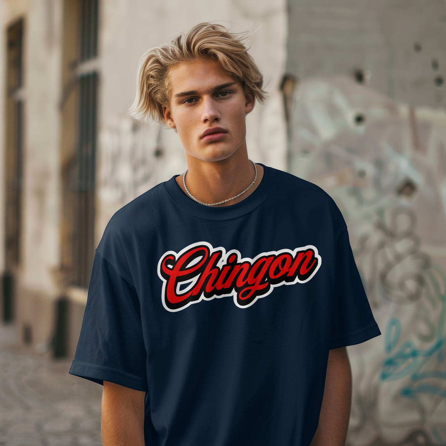 Minimalist streetwear t-shirt with powerful message / Camiseta streetwear minimalista con mensaje poderoso

