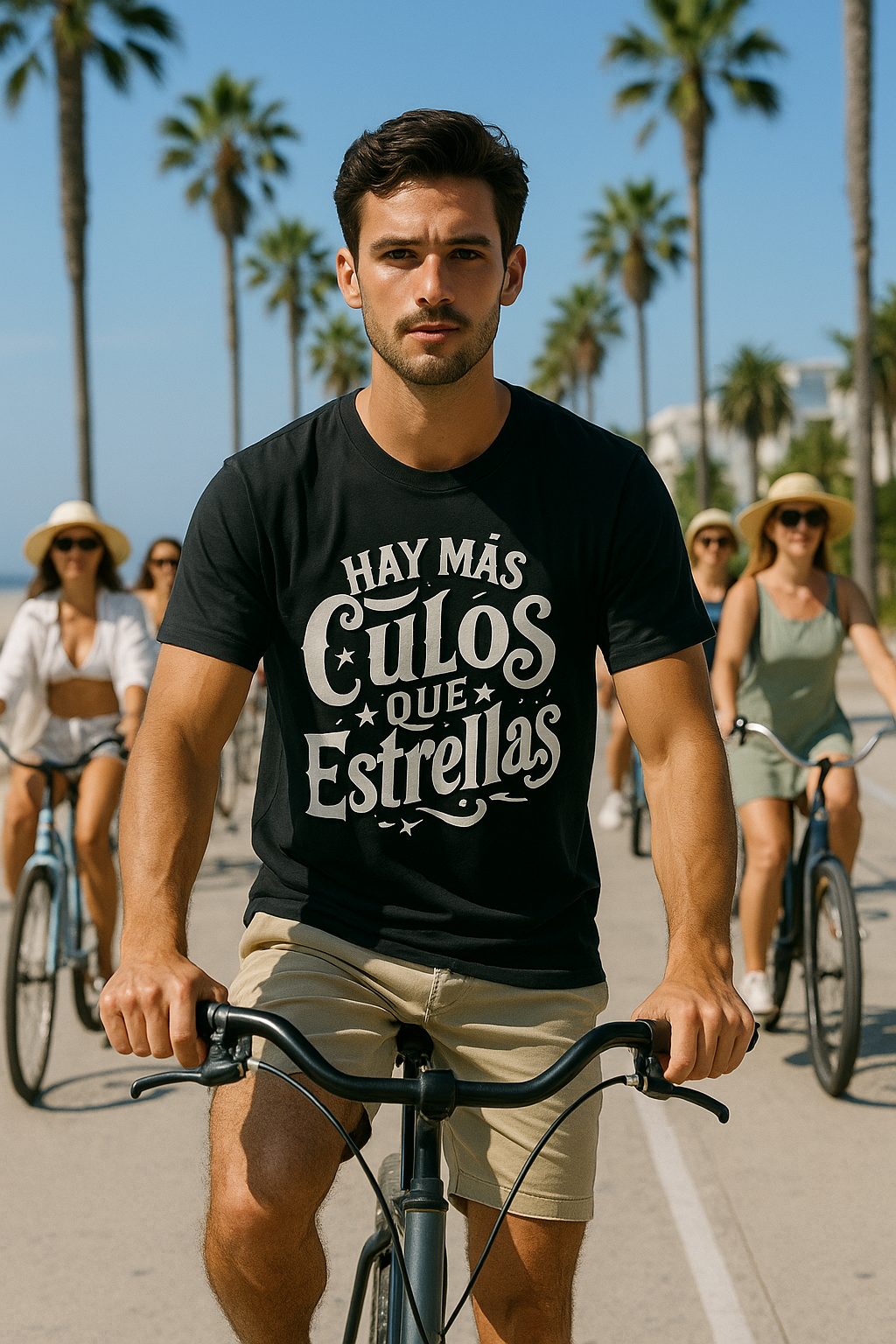 KE CHINGÓN APPAREL Hay Más Culos Que Estrellas T-Shirt Unisex Crewneck Short Sleeve Casual Streetwear Tee for Men Women